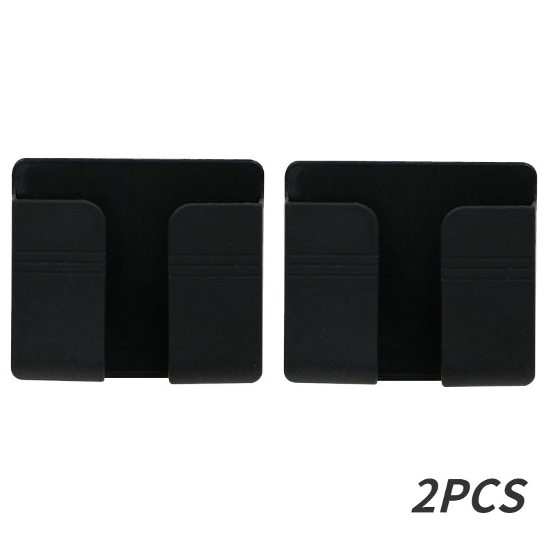 Universal Wall Mount Cell Phone Holder Remote Control Storage Box Multifunction Smart Phone Stand Punch Free Phone Charging Dock