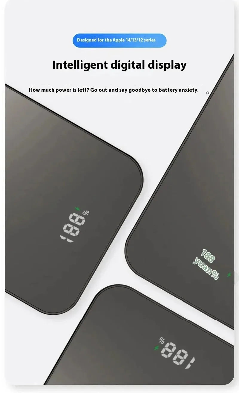Magnetic Power Bank 20000mAh Magnetic Wireless Phone Charger External Battery PowerBanks Fast Charging For iPhone 17