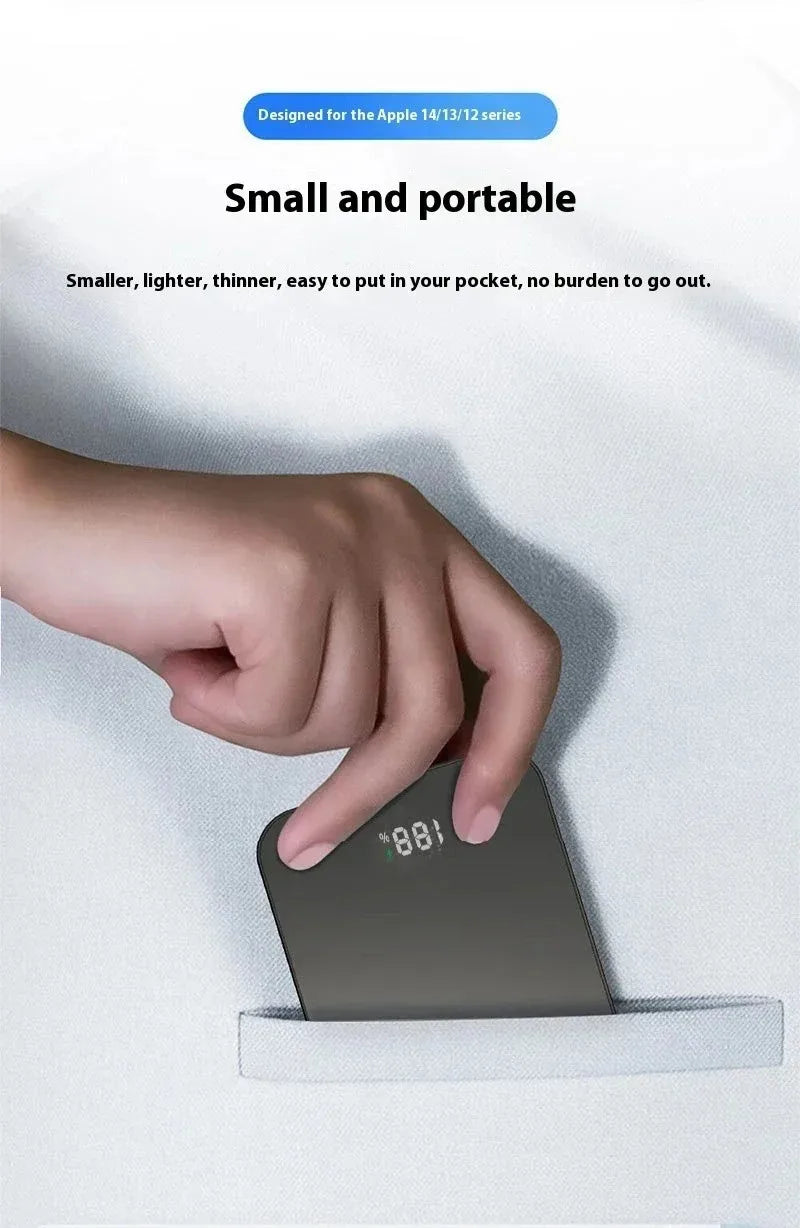 Magnetic Power Bank 20000mAh Magnetic Wireless Phone Charger External Battery PowerBanks Fast Charging For iPhone 17