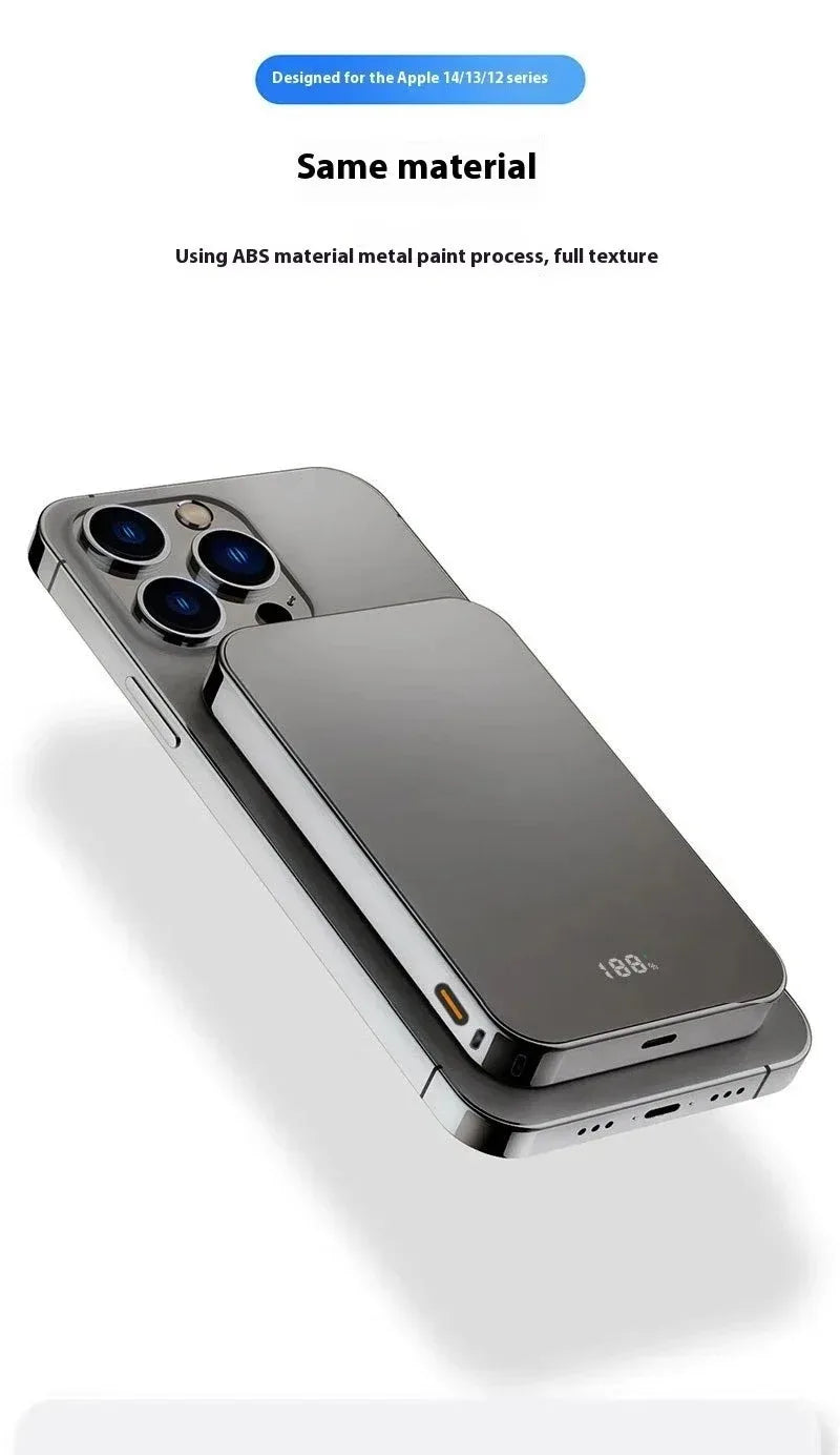 Magnetic Power Bank 20000mAh Magnetic Wireless Phone Charger External Battery PowerBanks Fast Charging For iPhone 17