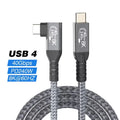  USB4 Thunderbolt4 Cable PD240W 40Gbps 8K60HZ video transmission Type-C Thunderbolt3 Data Transfer Cable  For iPad Laptop SSD