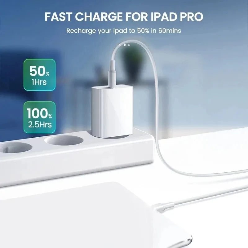 Original PD 40W EU US Fast Charger For iPhone 17 16 15 14 13 11 12 Pro Max Plus Air USB-C Cable Braided Fast Charging Type-C 1M