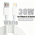 PD 30W Fast Charger For iPhone 14 13 12 11 X XR XS 8 Pro Max Plus Mini iPad Air Fast Charging Cable USB C to Lightning Durable B