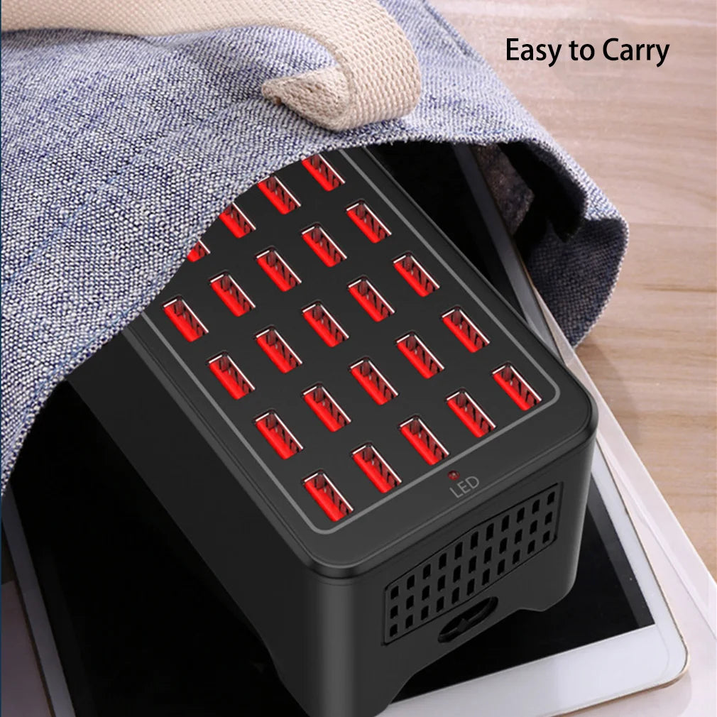 USB Charger 30 Ports HUB 150W Universal Wall Desktop Fast Charging Station Dock for Mobile Phone Power Adapter Dropshipping