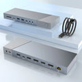 Dual monitor docking TF4.0 type c multi-usb port usb c charging hub