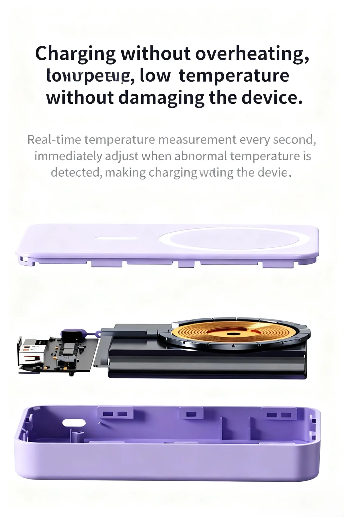 Portable Travel Charger with Phone Holder Powerbank for Magsafe iPhone AirPods Pro Wireless Charger External Battery Power Banks